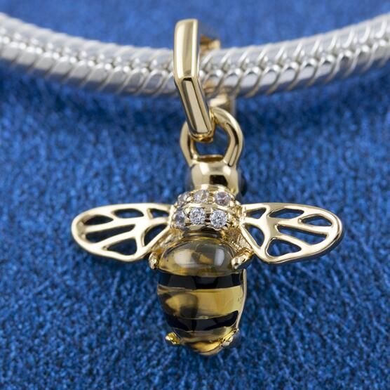 Sparkling Bee Dangle Charm