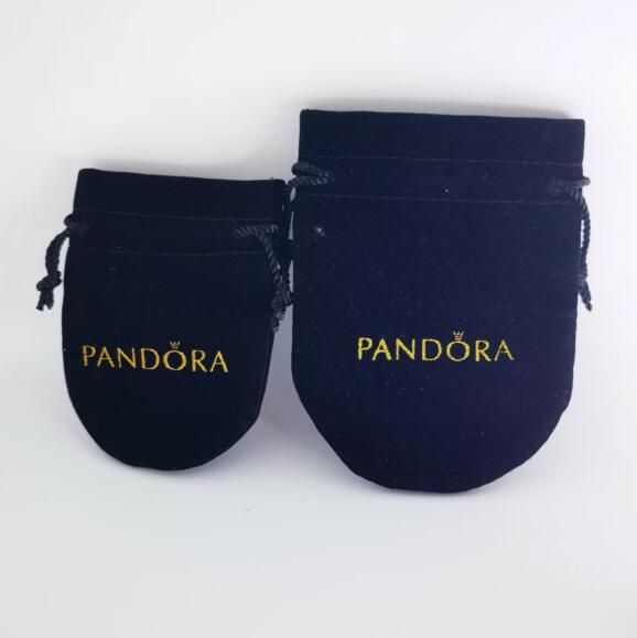 Auth Original Single Velvet Cloths Black Small Size Bags 
