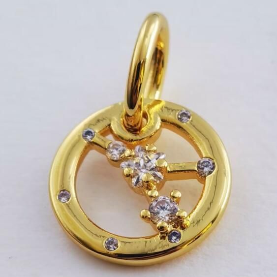 12 Zodiac Dangle Shine Charms