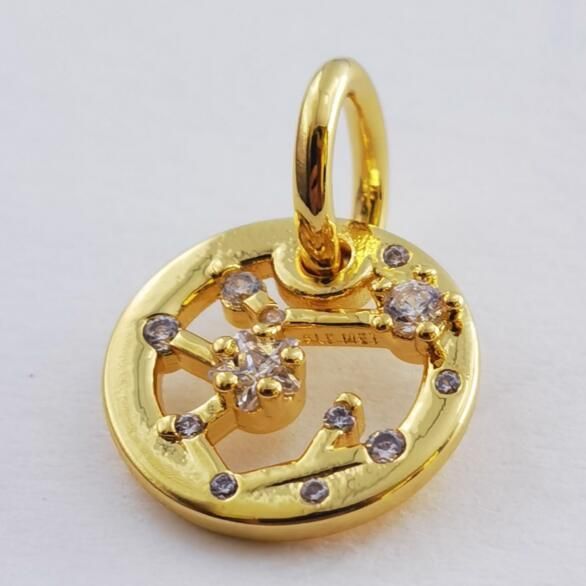 12 Zodiac Dangle Shine Charms
