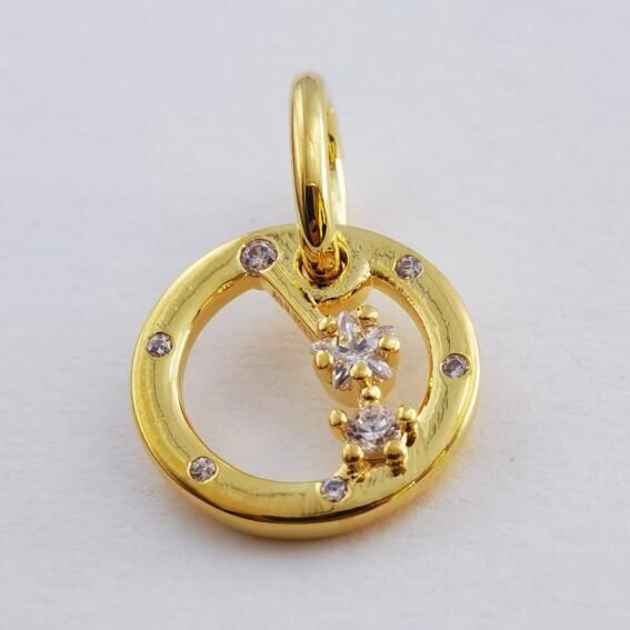 12 Zodiac Dangle Shine Charms