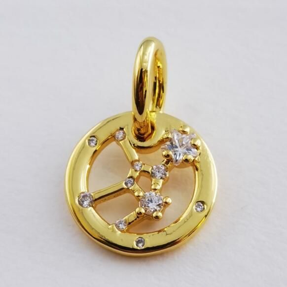 12 Zodiac Dangle Shine Charms