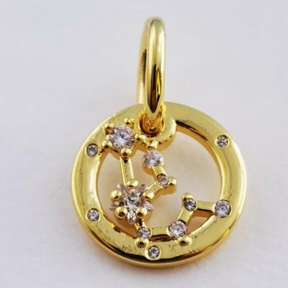 12 Zodiac Dangle Shine Charms