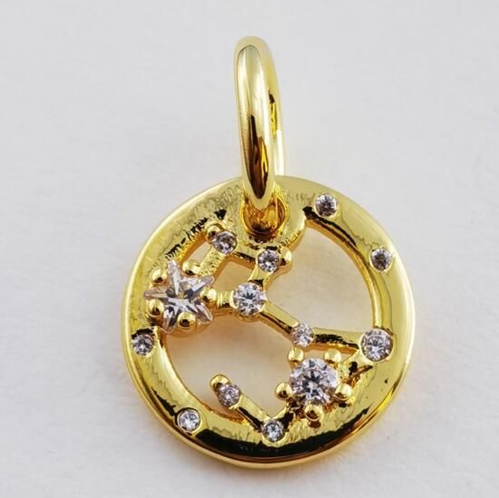 12 Zodiac Dangle Shine Charms