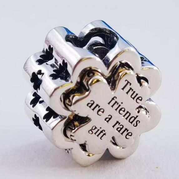 Splittable 4 Leaf Clover Charm-Open&Close
