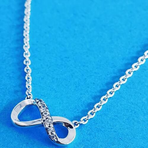 Sparkling Infinity Collier Necklace