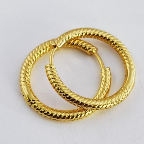 Moments Big Size Charm Hoop Earrings