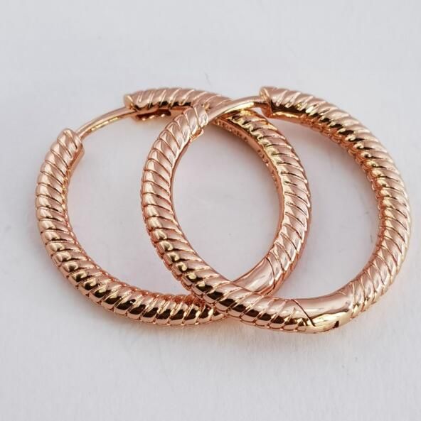 Moments Big Size Charm Hoop Earrings