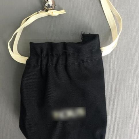 TS Black Pouch-Yellow Cord