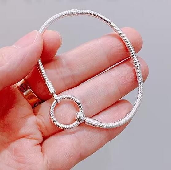 Moments O Closure Snake Chain Bracelet