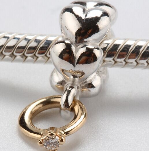 AAA GRADE Real Diamond 14K G585 ALE Charms