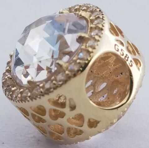 14K Real Solid Gold G585 ALE Charms