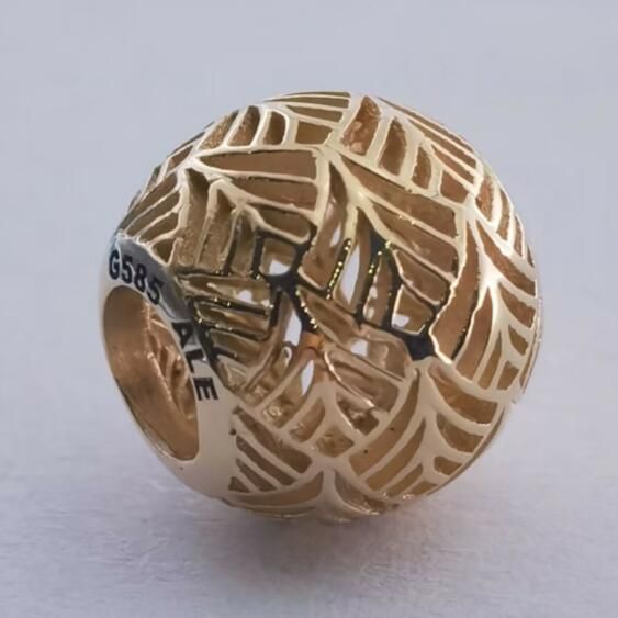 14K Real Solid Gold G585 ALE Charms
