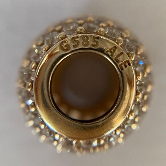 14K Real Solid Gold G585 ALE Charms 750819CZ