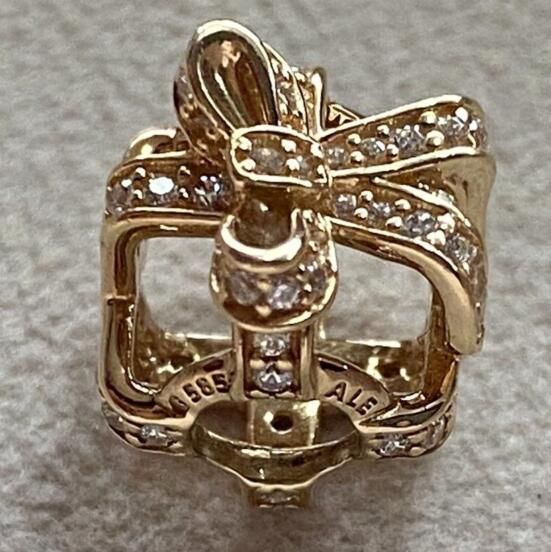 14K Real Solid Gold G585 ALE Charms