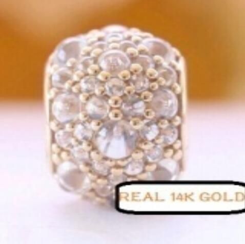 14K Real Solid Gold G585 ALE Charms