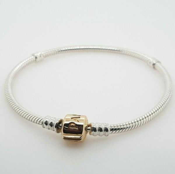 Gold-plated Clasp S925 ALE Snake Chain Bracelets