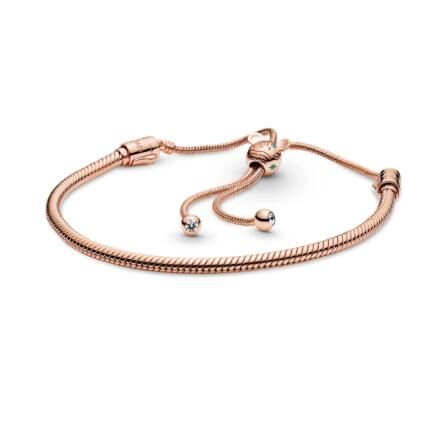 Rose Gold-plated S925 ALE R Adjust-size Bracelets