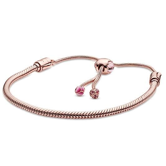 Rose Gold-plated S925 ALE R Adjust-size Bracelets