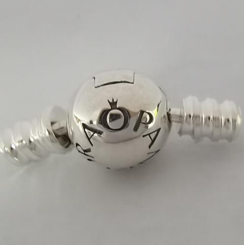 AAA GRADE S925 ALE Big Round Clasp&Screw for Leather Bracelets