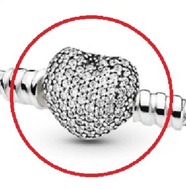 AAA GRADE S925 ALE 5A-PAVE-CZ Clasp for Your DIY Bracelets&Bangles