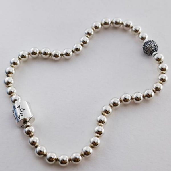 Original Auth Import Sparkling Closed Ball Bracelets