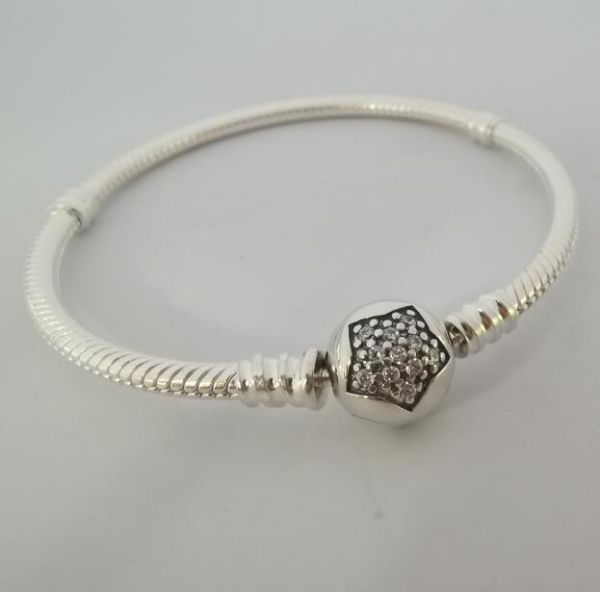AAA GRADE S925 ALE Clear 5A CZ Snake Chain Bracelets