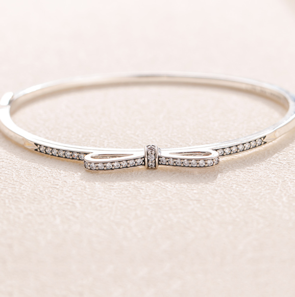 AAA GRADE S925 ALE 5A-Pave-CZ Sterling Silver Bangles