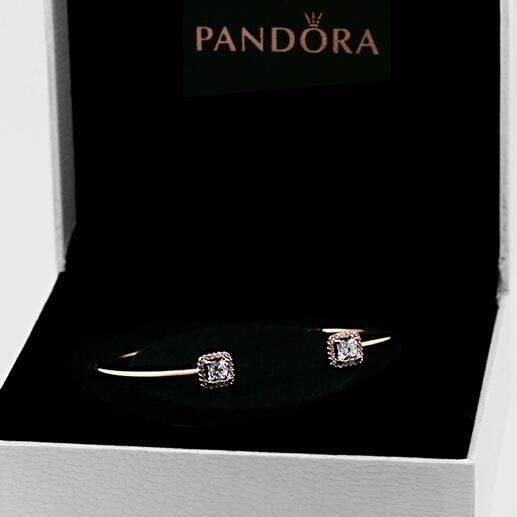 AAA GRADE Rose Gold-plated ALE R Sterling Silver Bangles