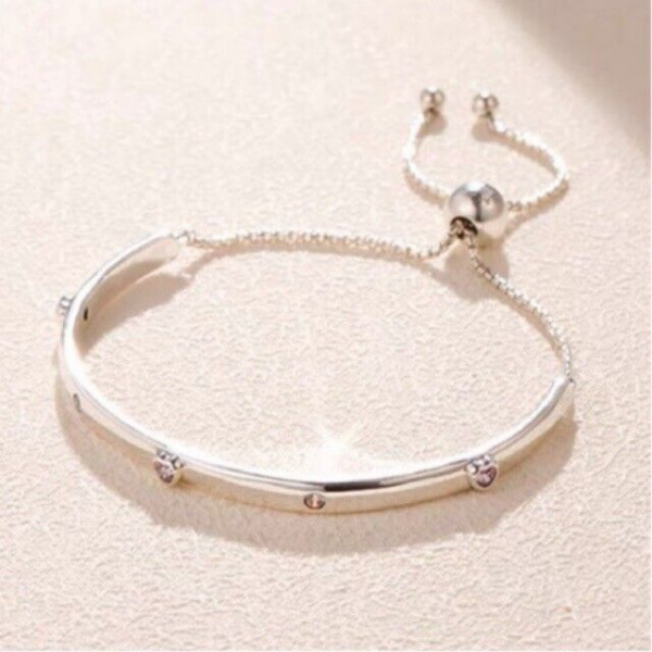 25CM AAA GRADE  S925 ALE  Sterling Silver Bangles