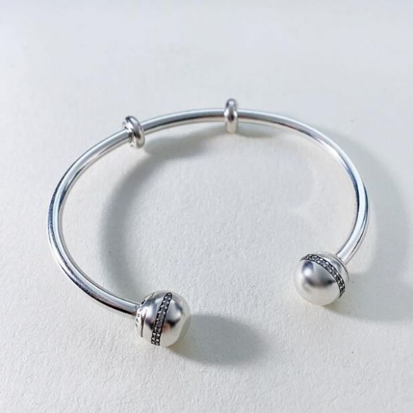 AAA GRADE S925 ALE Shine Sterling Silver Bangles