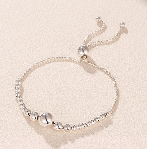 AAA GRADE S925 ALE Sterling Silver Beaded Bracelets