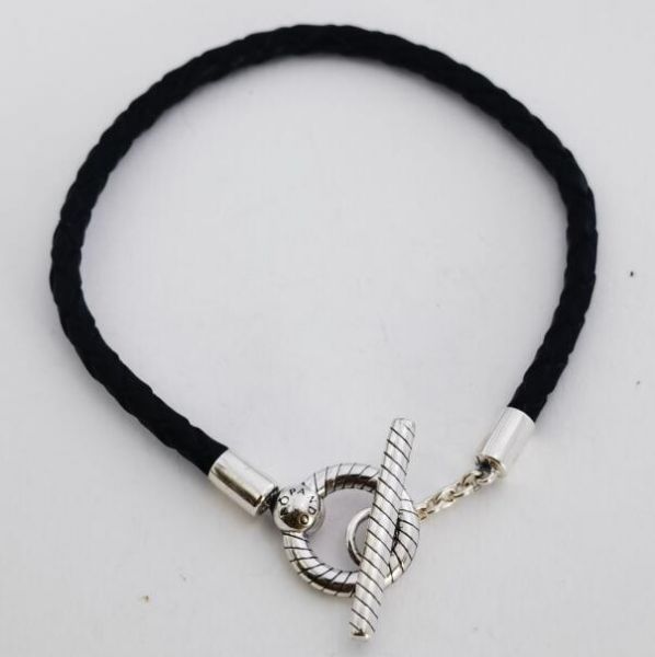 AAA GRADE S925 ALE Leather O Clasp Bracelets