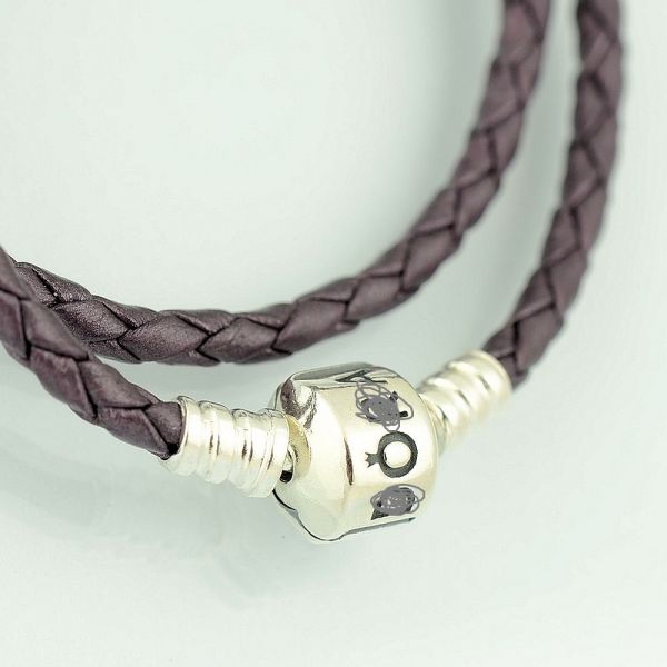 Purple Double Leather Bracelets