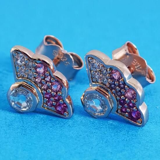 AAA GRADE Rose Gold Plated Earrings