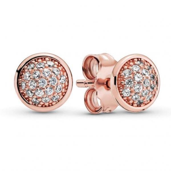 AAA GRADE Rose Gold Plated Earrings