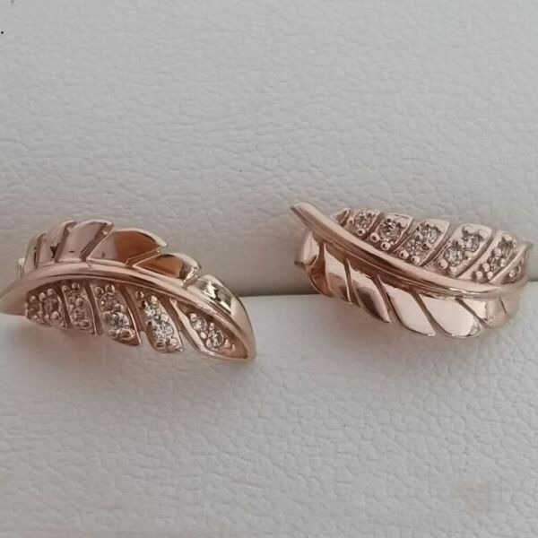 AAA GRADE Rose Gold Plated Earrings