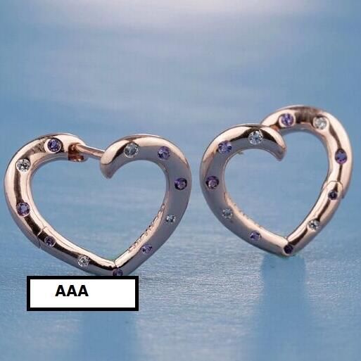 AAA GRADE Rose Gold Plated Earrings