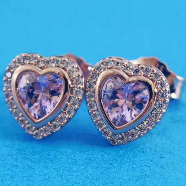 AAA GRADE Rose Gold Plated Earrings