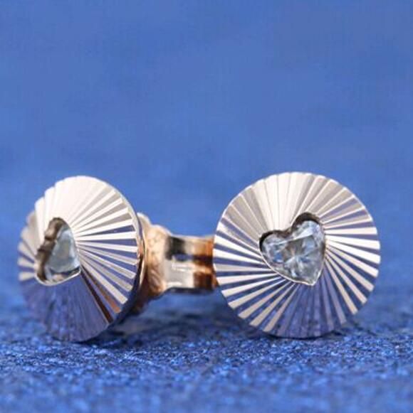 AAA GRADE Rose Gold Plated Earrings