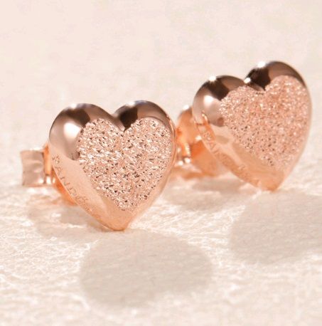 AAA GRADE Rose Gold Plated Earrings