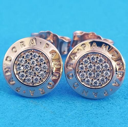 AAA GRADE Rose Gold Plated Earrings