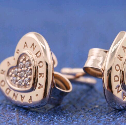 AAA GRADE Rose Gold Plated Earrings