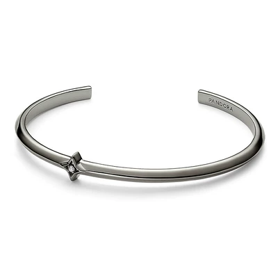 16/17.5/19cm AAA GRADE S925 ALE MET Oxidized Bangles