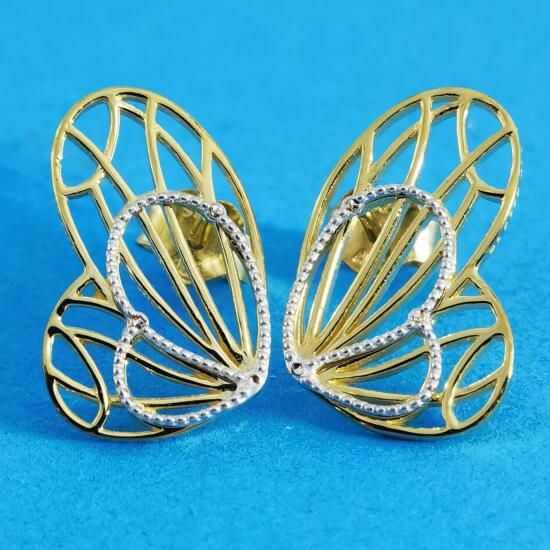 AAA GRADE Gold Plated Stud Earrings