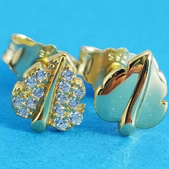 AAA GRADE Gold Plated Stud Earrings