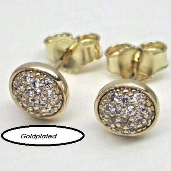 AAA GRADE Gold Plated Stud Earrings