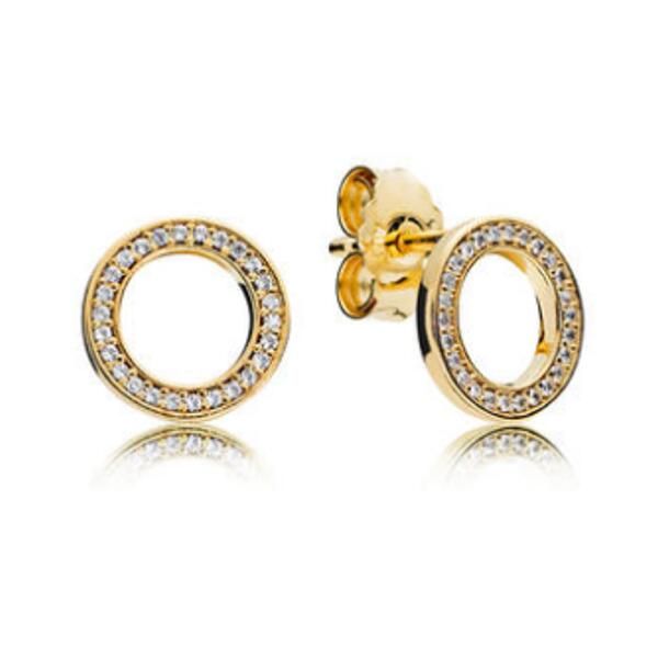 AAA GRADE Gold Plated Stud Earrings