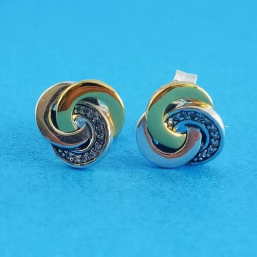 AAA GRADE Gold Plated Stud Earrings