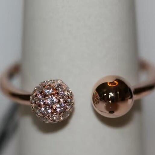 Rose 5A CZ-Clear AAA GRADE S925 ALE Rings